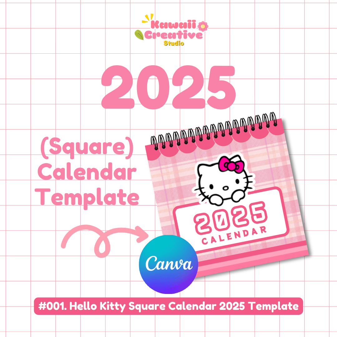 001. Hello Kitty 2025 Calendar (Square)Undefined - Raket.ph for Hello Kitty Printable Calendar 2025