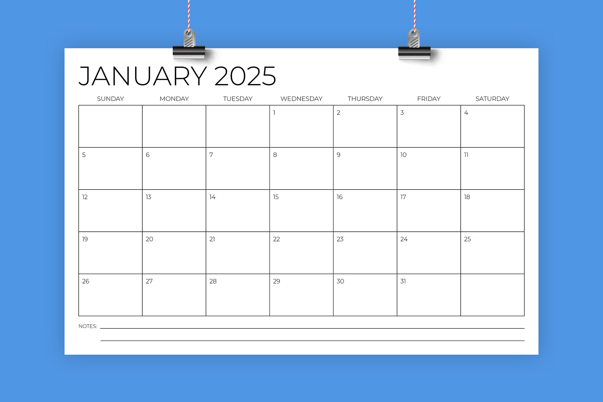 2025 11X17 Calendar Templaterunning With Foxes | Thehungryjpeg inside 2025 Printable Calendar 11x17