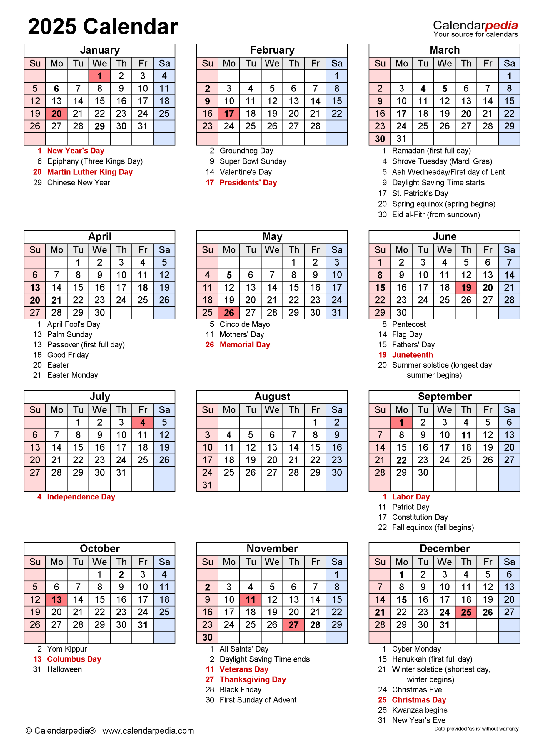 2025 Calendar - Free Printable Excel Templates - Calendarpedia intended for Lent 2025 Calendar Printable