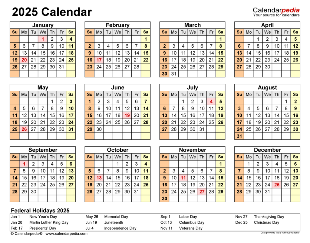 Free Printable Wallet Calendar 2025 | Calendar 2025