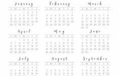 2025 Calendar Printable – 18 Cute & Free 2025 Yearly Calendar pertaining to Calendar Template 2025 Printable Free