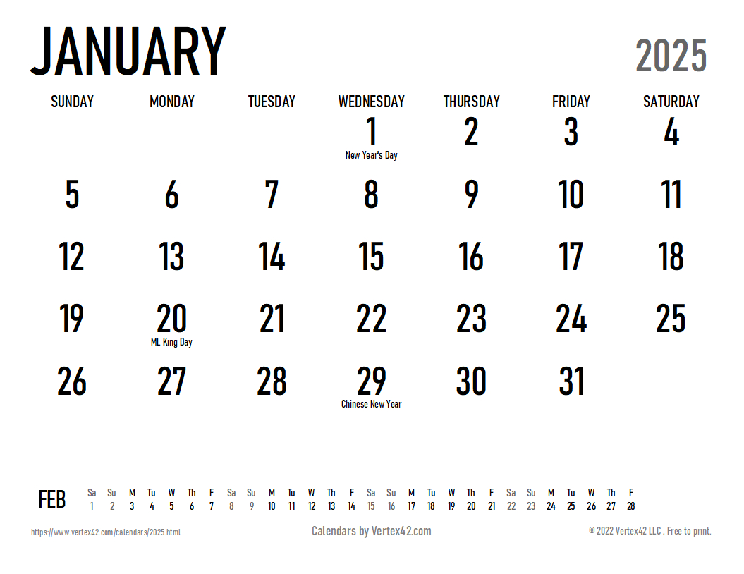 2025 Calendar Templates And Images with 2025 Desk Calendar Printable