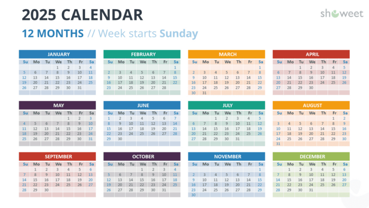 Google Calendar 2025 Printable