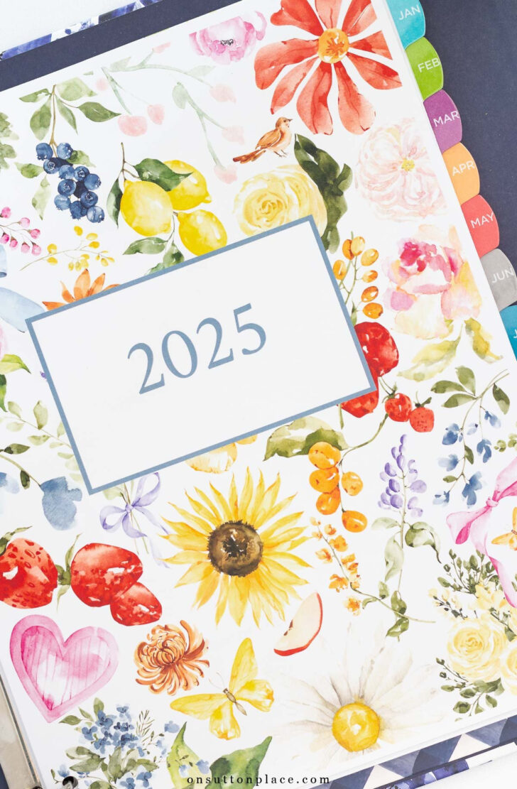 Free Printable Calendar 2025 Floral