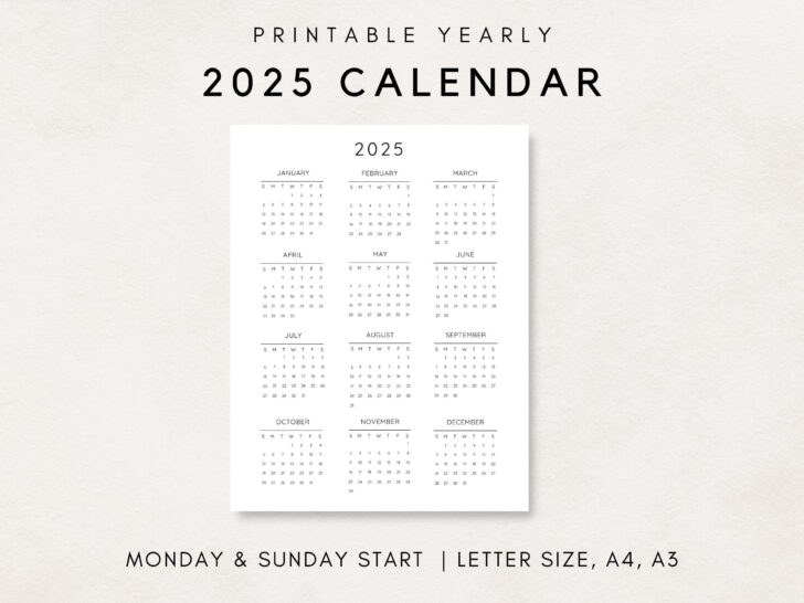 Diy Calendar 2025 Printable