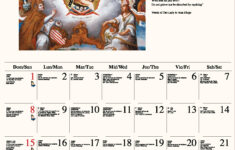 2025 Promotional Calendar | Catholic Art Bilingual | Low As 65¢ intended for Free Printable Catholic Calendar 2025