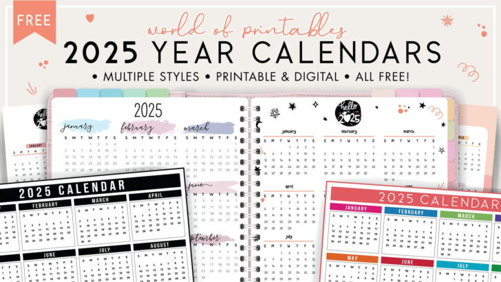 2025 Workout Calendar Printable Free