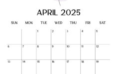 April 2025 Calendars – 107 Free Printables | Printabulls throughout April 2025 Calendar Printable Vertical