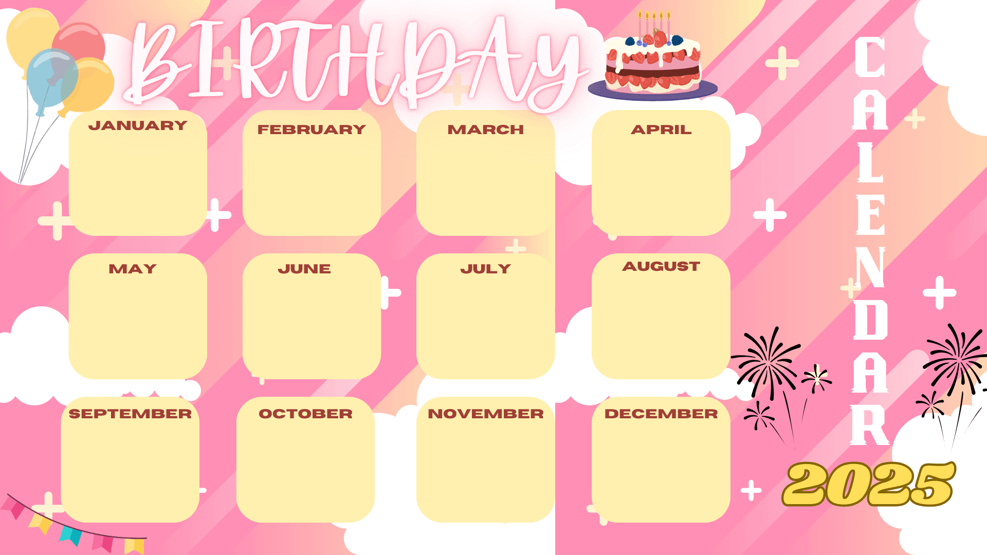 Birthday Calendar 2025Jasminpizon4 - Raket.ph with regard to Birthday Calendar 2025 Printable