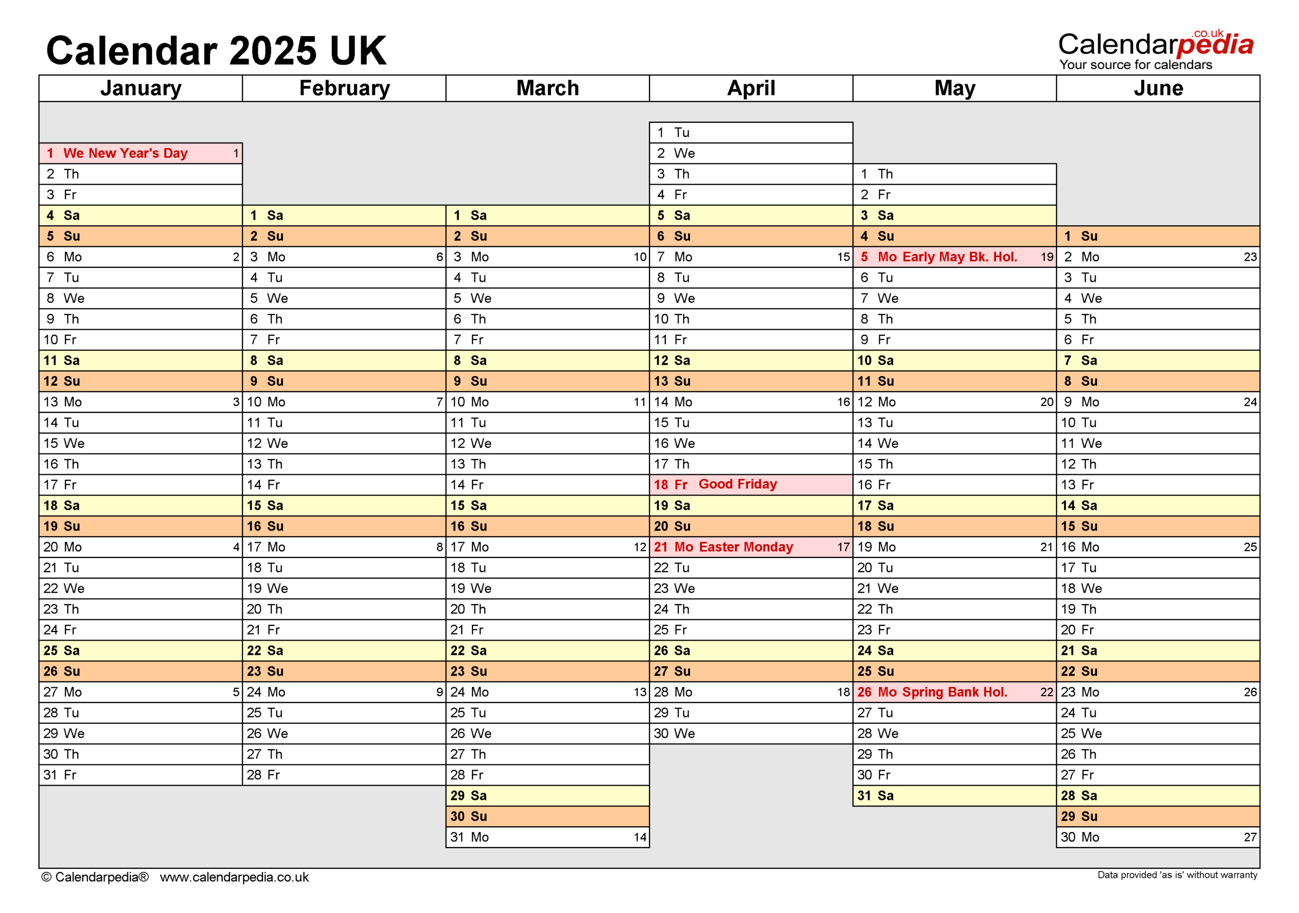 Calendar 2025 (Uk) - Free Printable Pdf Templates regarding 2025 Planner Calendar Printable