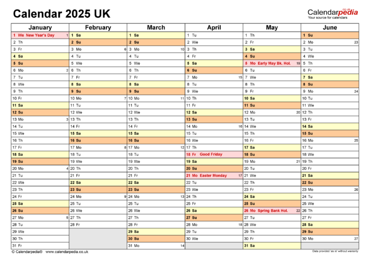 A3 Printable Calendar 2025