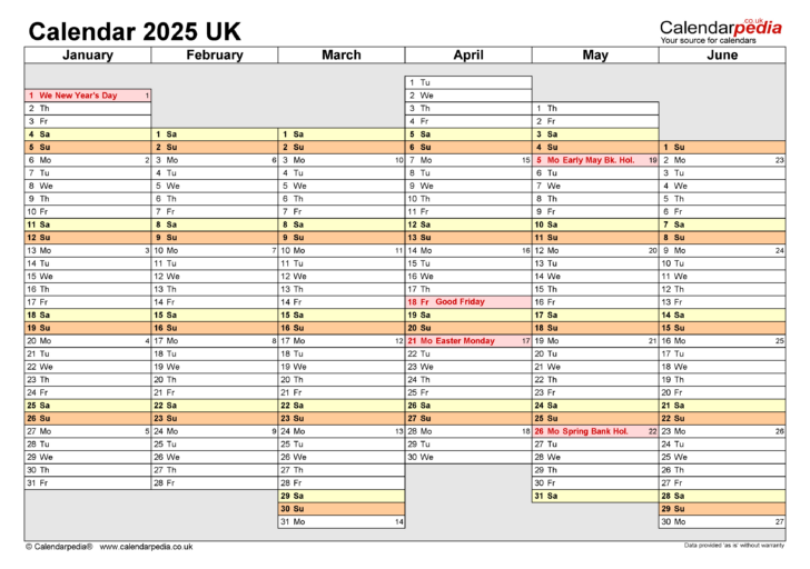 Planning Calendar 2025 Printable