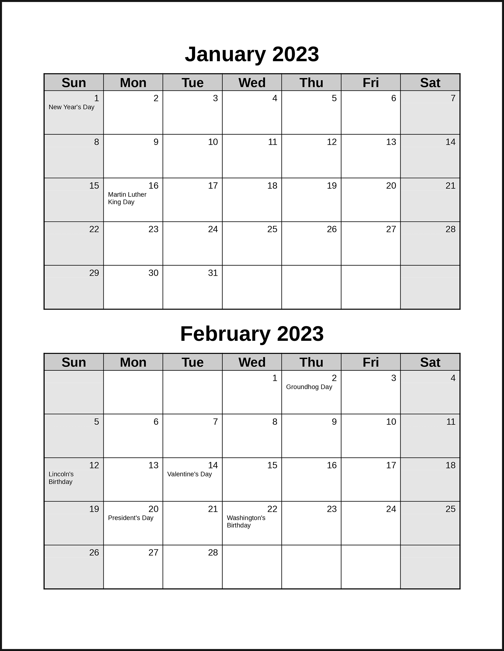 Calendarsthatwork - Double Month for Free Printable Calendar 2025 2 Months Per Page