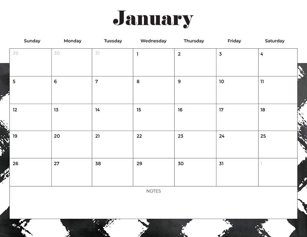 Free 2025 Calendars — 80 Beautiful &amp;amp; Printable Options For You! for 2025 Free Monthly Printable Calendar