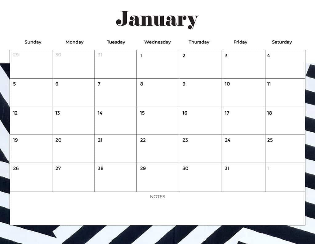 Free 2025 Calendars — 80 Beautiful &amp;amp; Printable Options For You! inside Printable 2025 Calendar Starting Monday