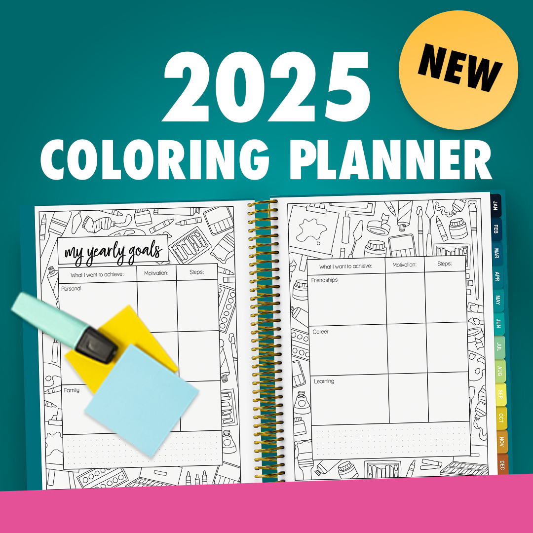 Free 2025 Printable Coloring Calendar -Sarah Renae Clark regarding Free Printable Coloring Calendar 2025 For Adults