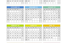 Free Printable 2024-2025 School Calendar – One Page Academic for 2024 and 2025 Calendar Printable