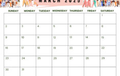 March 2025 Calendar (52 Free Pdf Printables) in March 2025 Calendar Printable With Lines