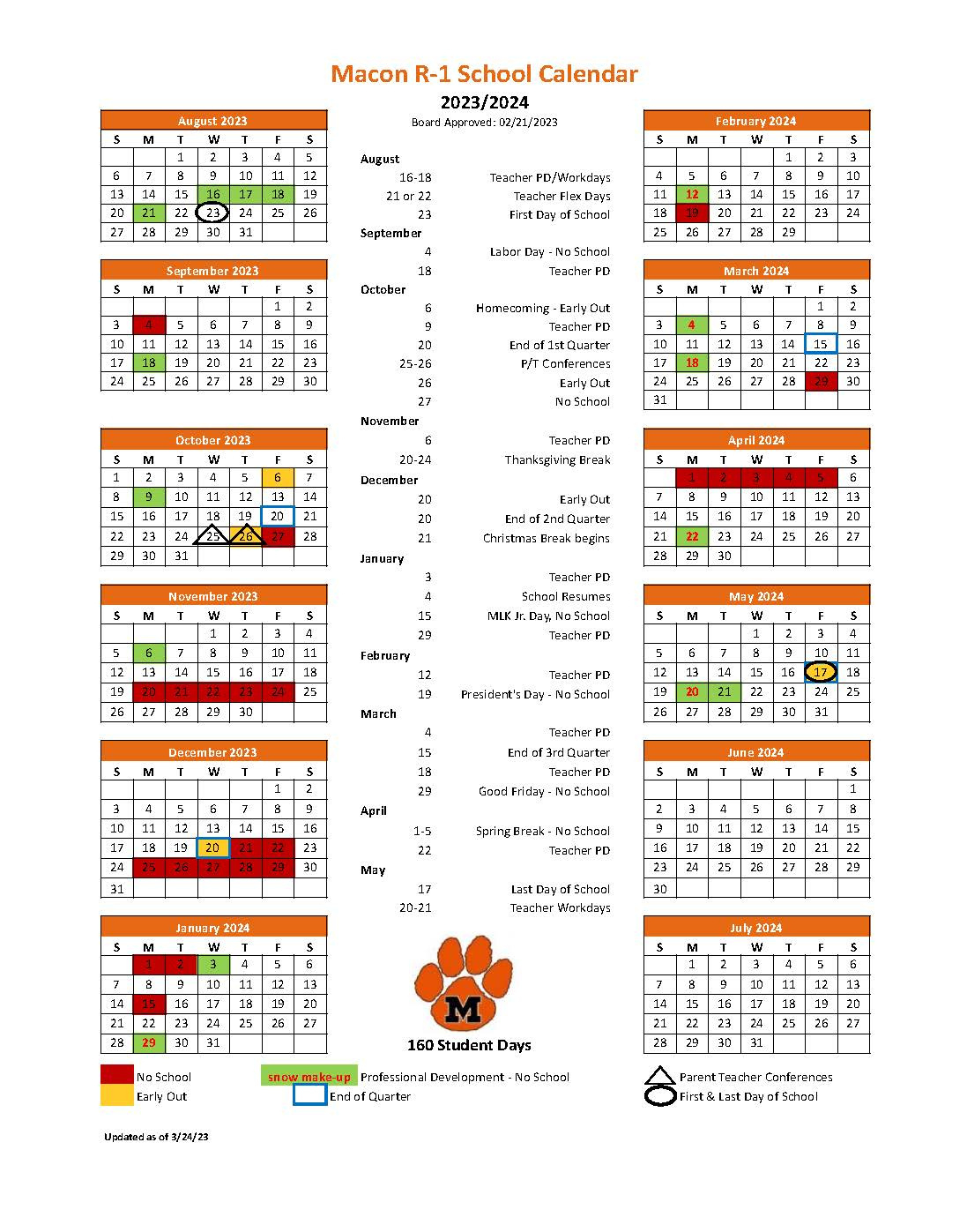 Mizzou Academic Calendar 2024-2025 regarding Mizzou Calendar 2024 - 2025 Printable