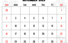 November 2025 Calendar Printable Pdf Template With Holidays pertaining to Blank November 2025 Calendar Printable