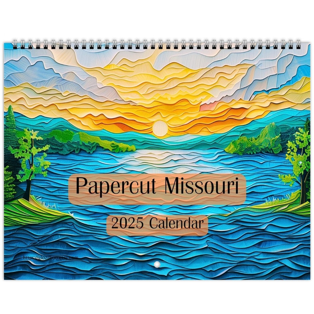 Papercut Missouri 2025 Wall Calendar 11 X 8.5 - Etsy regarding Mizzou Fall 2025 Start Date Calendar Printable