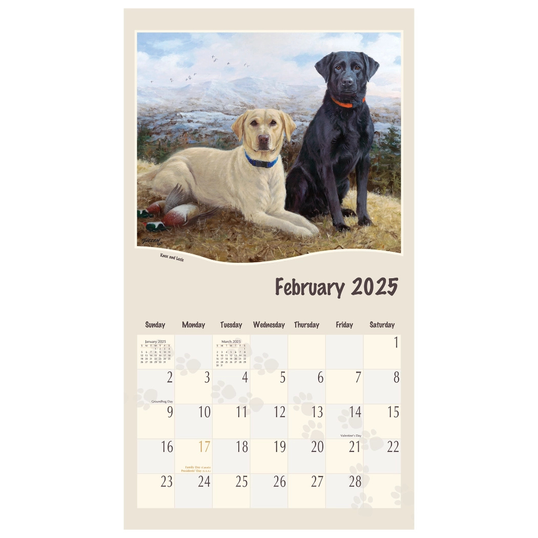 Pine Ridge Must Love Dogs Calendar 2025 - The Lang Store with Printable Dog Calendar 2025