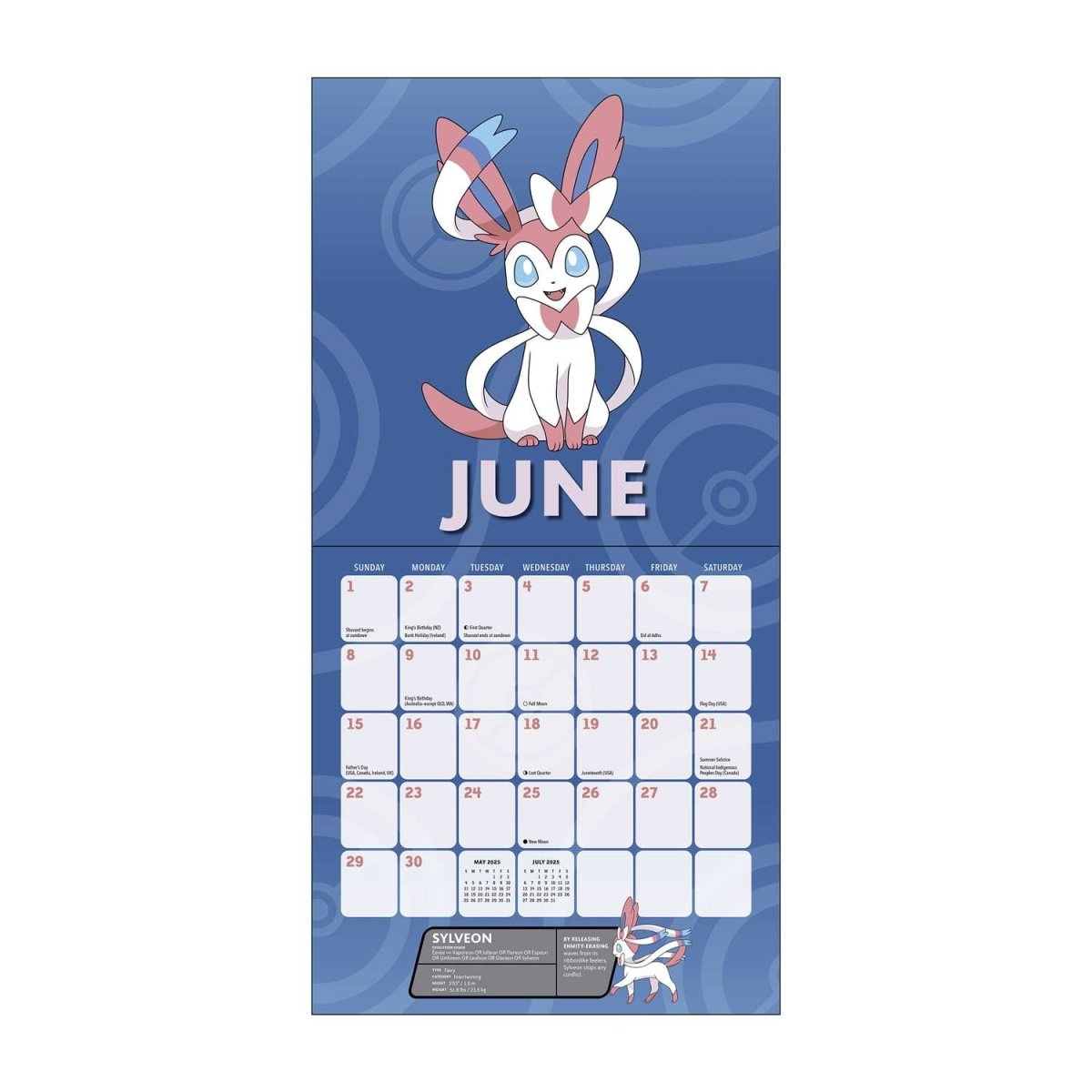 Pokémon 2025 Wall Calendar | Pokémon Center Official Site inside Free Printable Pokemon Calendar 2025