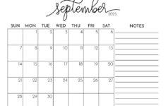 September 2025 Calendars – 107 Free Printables | Printabulls with Sept 2025 Calendar Printable Free