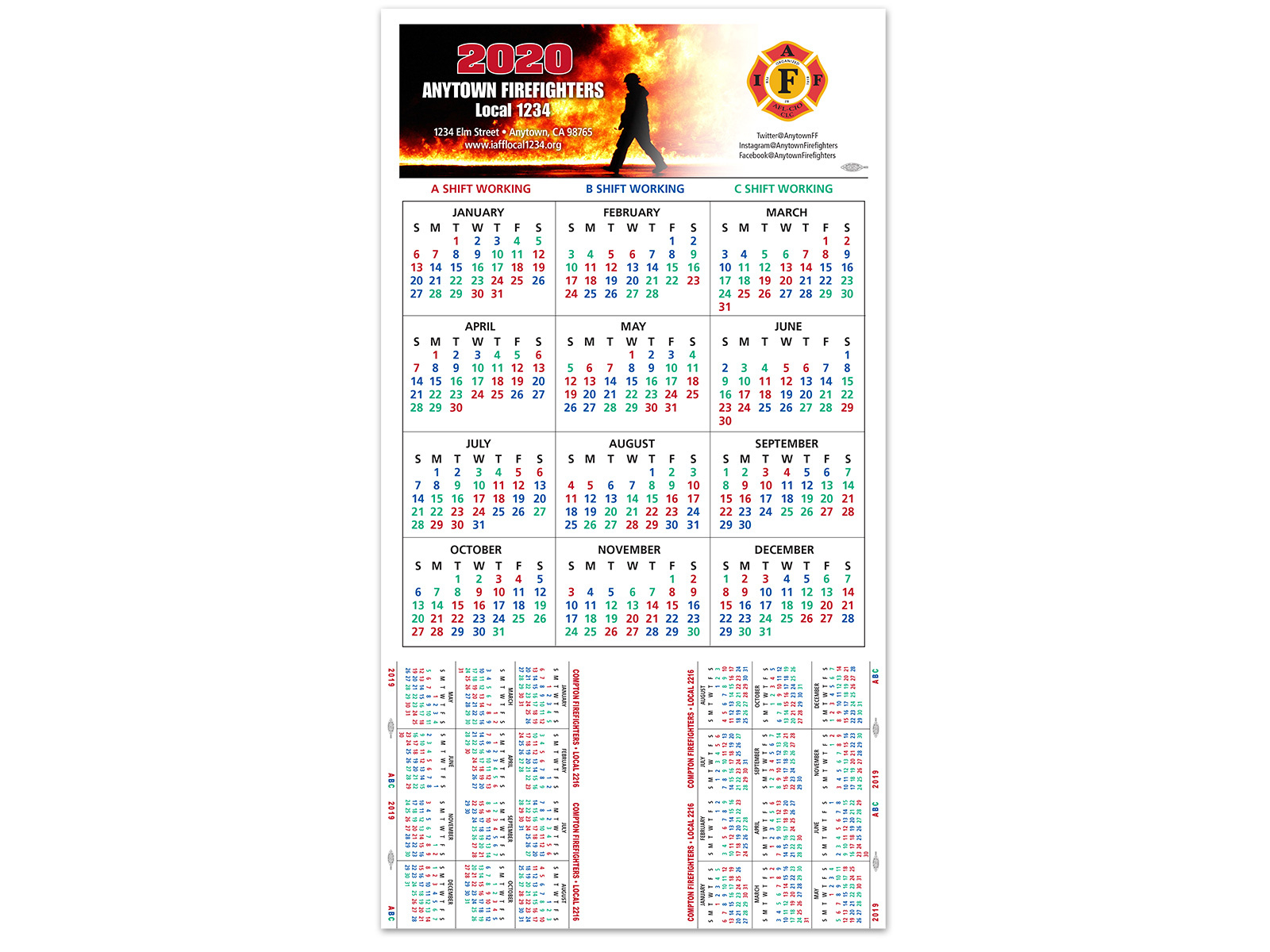 Shift Calendars — Firefighters Print &amp;amp; Design pertaining to 48 96 Shift Calendar 2025 Printable