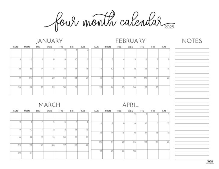 February March April May 2025 Calendar