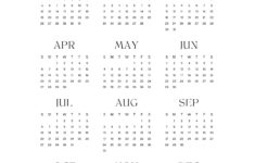 2025 Pdf Calendars – Free Printable Downloads | Entheosweb with 2025 1 Page Calendar Printable