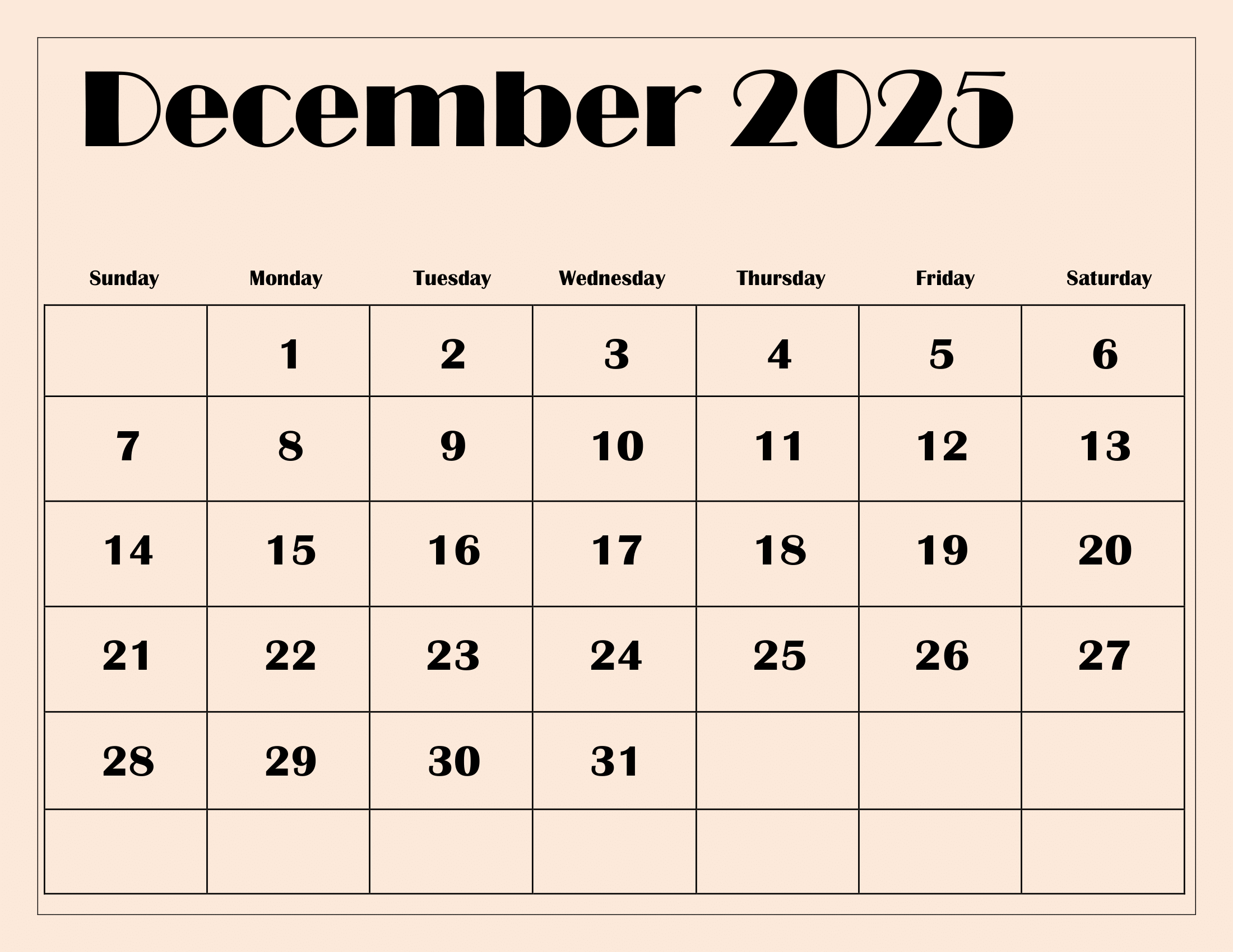 December 2025 Calendar Printable Pdf Template With Holidays within December January February Calendar 2025