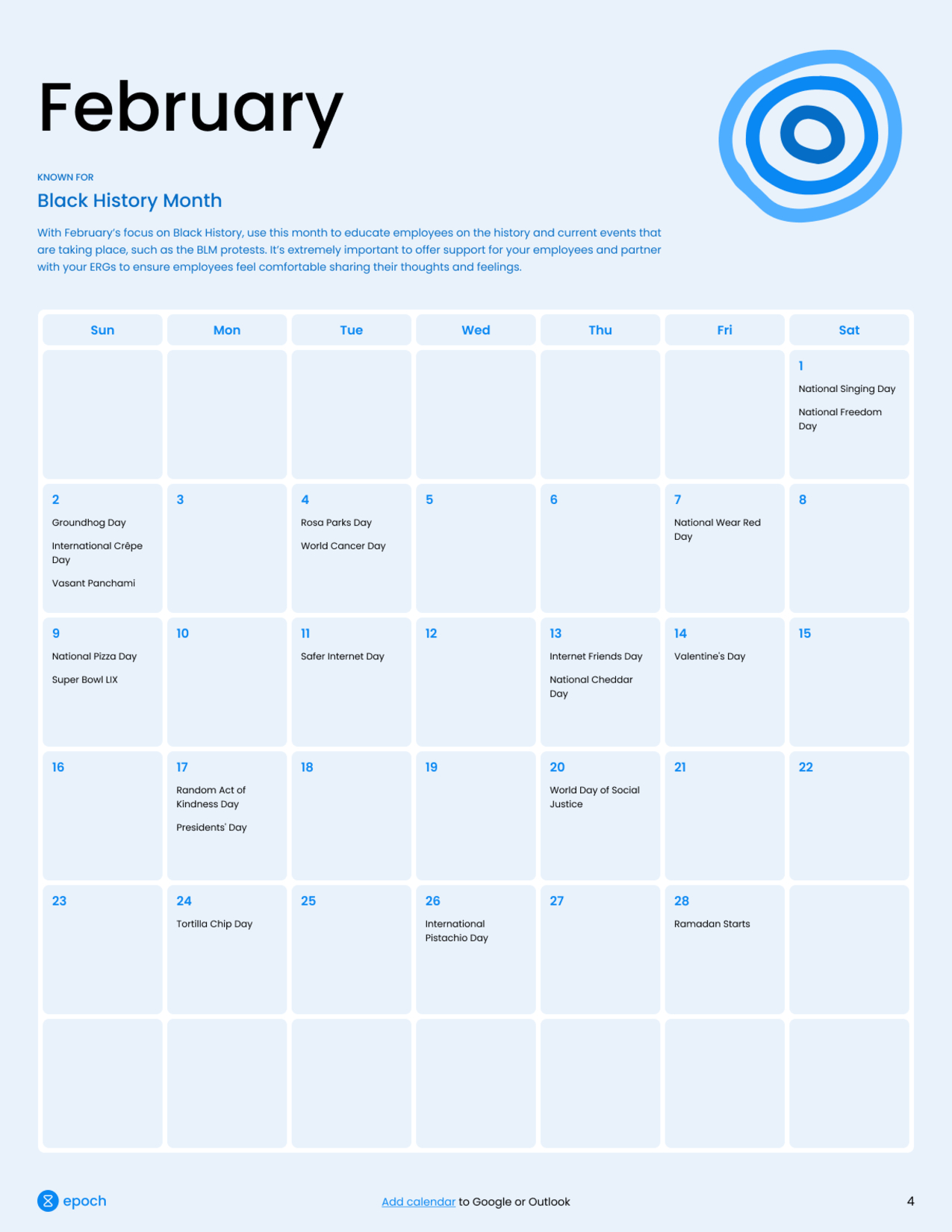 Epoch | Month Of Events - February 2025 regarding Events Calendar February 2025