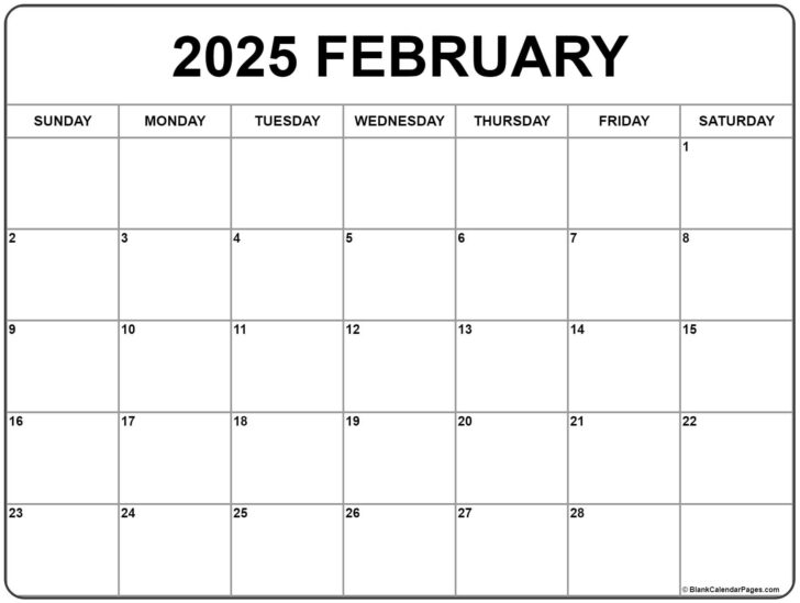 February 24th Calendar 2025