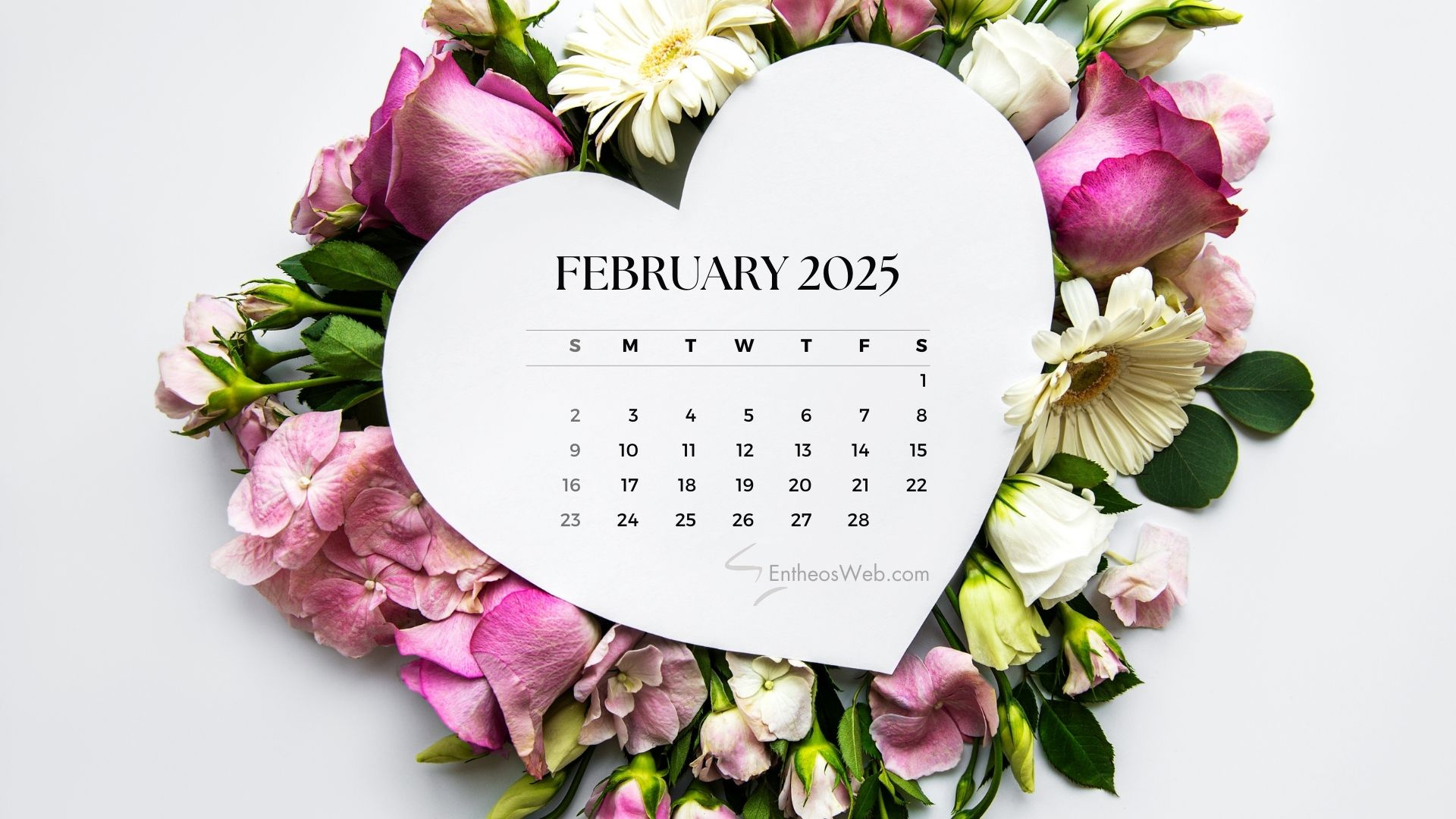 February 2025 Desktop Wallpaper Calendars | Entheosweb regarding February 2025 Desktop Calendar Wallpaper