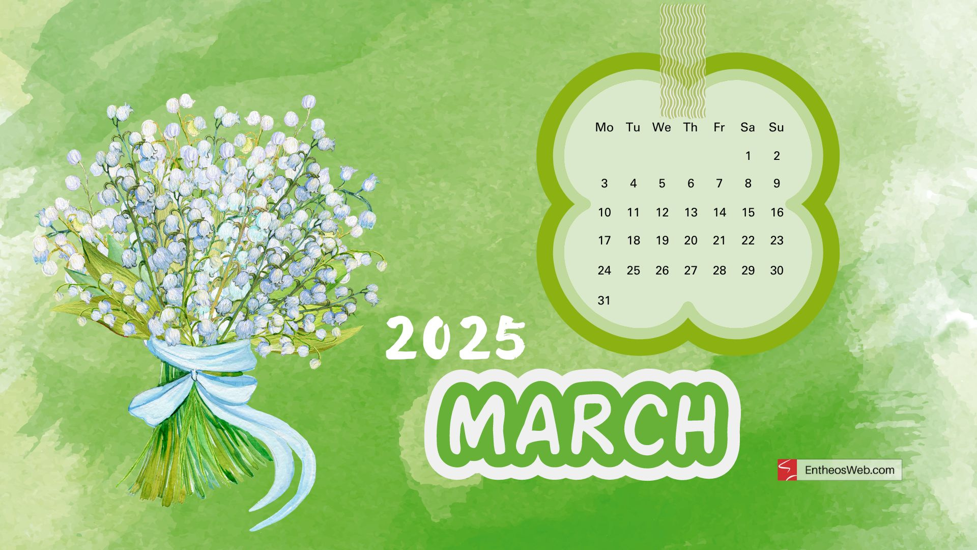 Free March 2025 Desktop Wallpaper Calendars | Entheosweb throughout March 2025 Calendar Desktop Wallpaper