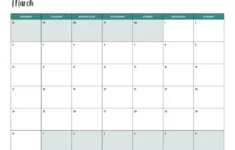 Free Printable March 2025 Calendars | 25 Pdf Downloads in Printable Calendar March 2025 Starting Monday