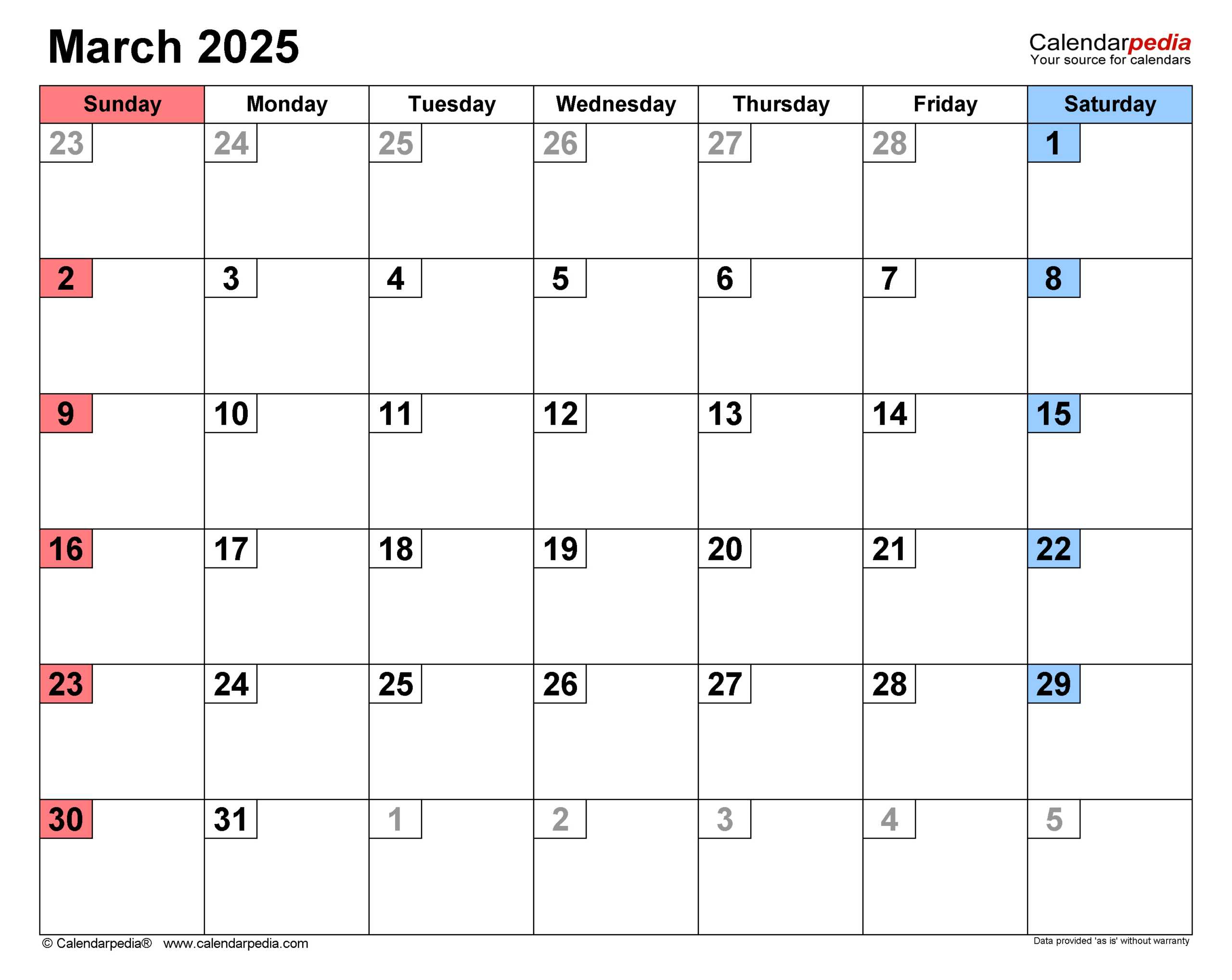 March 2025 Calendar | Templates For Word, Excel And Pdf regarding Calendar Events In March 2025