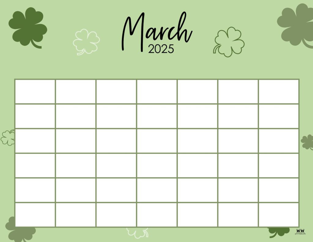 March 2025 Calendars - 107 Free Printables | Printabulls for March Free Printable Calendar 2025