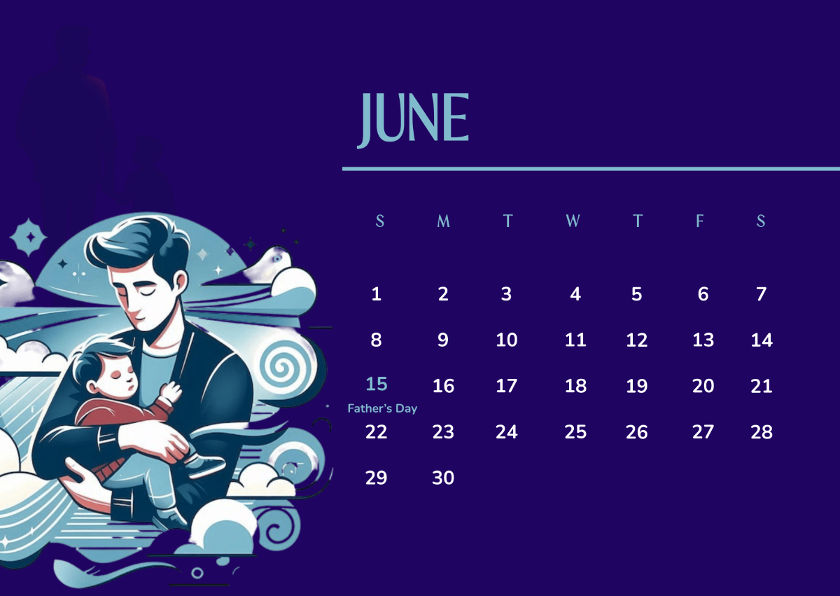 Free Father&amp;#039;S Day June 2025 Calendar Template To Edit Online inside June 2025 Calendar Father Day