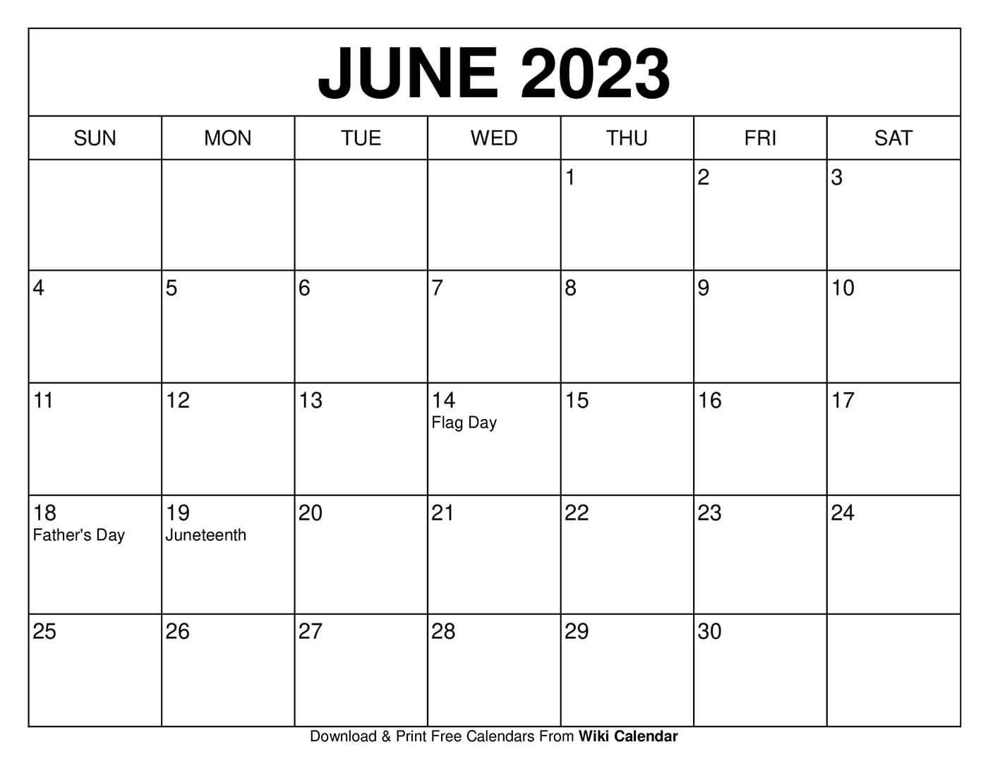 June 2025 Calendar - Printable Templates &amp;amp; More regarding Printable June Calendar with Holidays