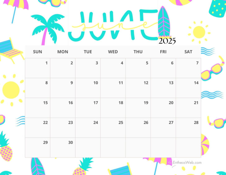 June Themes For Calendar 2025
