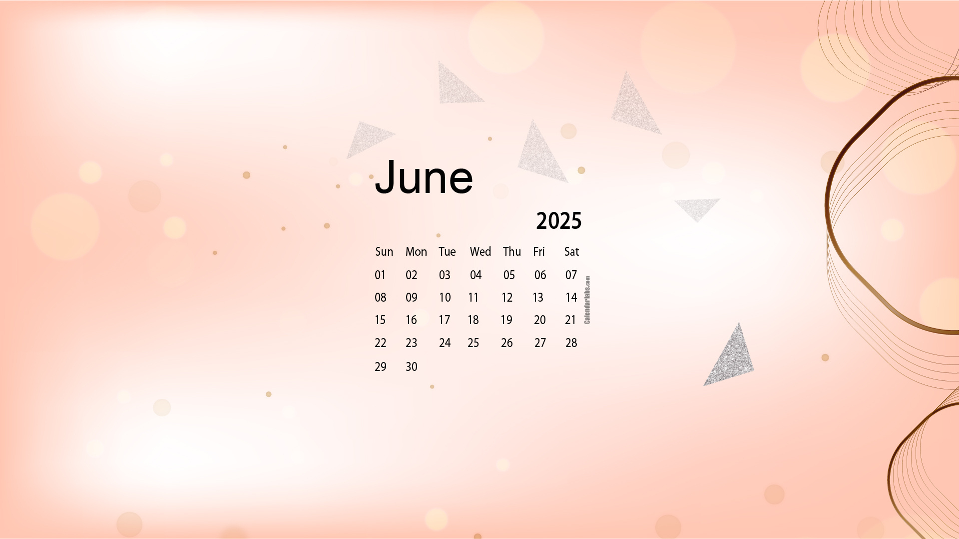 June 2025 Desktop Wallpaper Calendar - Calendarlabs intended for June 2025 Calendar Wallpaper Desktop