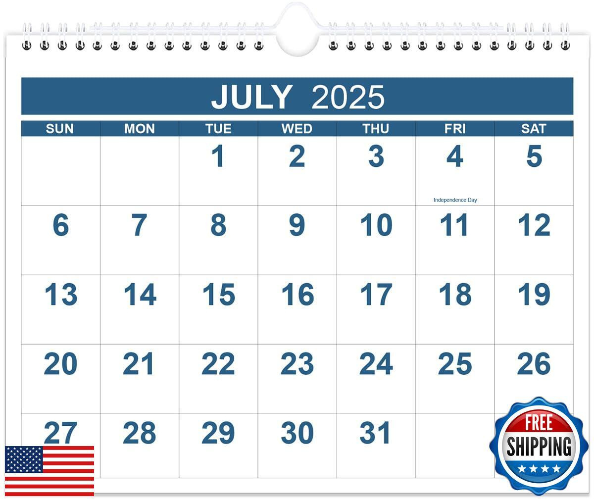 Calendar 2025-2026 - Wall Calendar From July 2025 To December 2026 with regard to July Calendar 2025 Waterproof