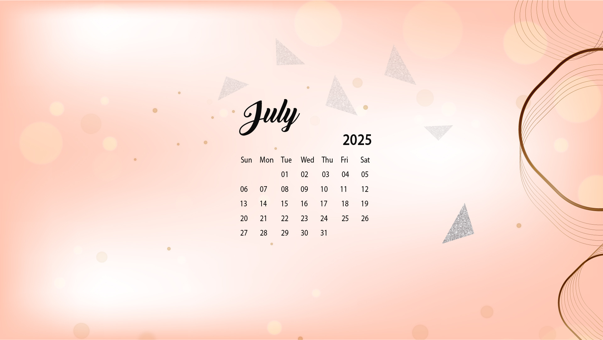 July 2025 Desktop Wallpaper Calendar - Calendarlabs within July 2025 Calendar Labs