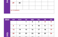 June And July 2025 Calendar Printable Pdf | Two Months Calendar inside June 2025 And July 2025 Calendar