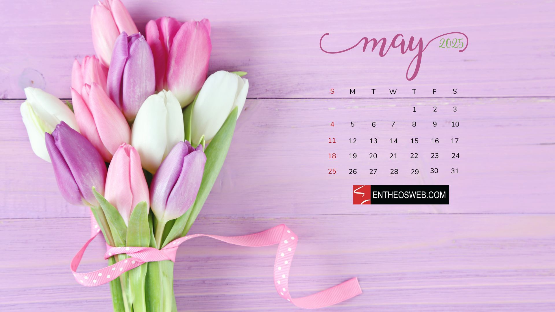 May 2025 Calendar Desktop Wallpaper | Entheosweb inside May 2025 Desktop Calender