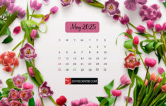 May 2025 Calendar Desktop Wallpaper | Entheosweb intended for May 2025 Desktop Calender