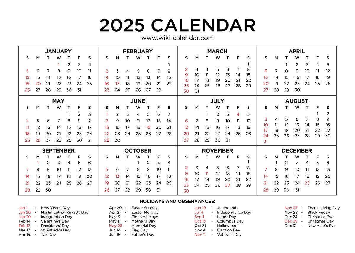Year 2025 Calendar - Wiki Calendarwiki Calendar - Issuu with July Calendar 2025 Printable Wiki