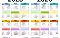 2025-2026 Two Year Calendar – Free Printable Pdf Templates intended for August 2025 To July 2026 Calendar Printable